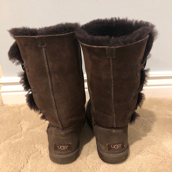 Ugg 3 Button Bailey Button Tall Boots - Picture 2 of 5